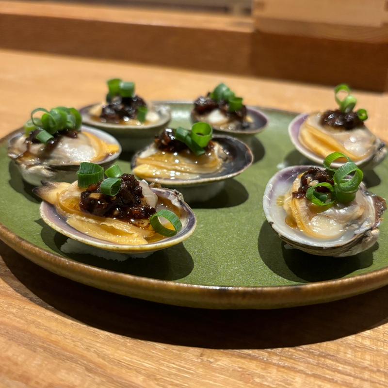 焼き特大北海アサリ　豆豉ソース(tsugumi)