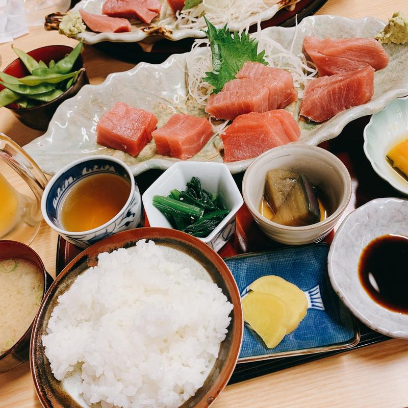 生まぐろお造り定食(ハーバー食堂 日の出丸)