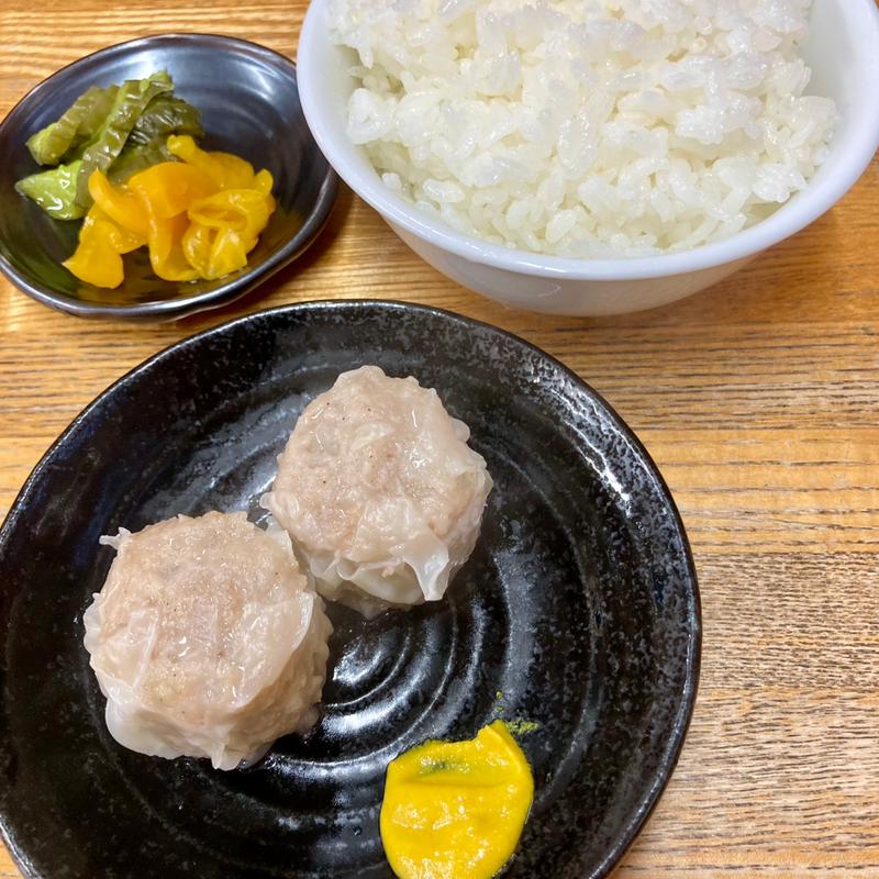 しゅうまいライスお新香セット(麺唐)