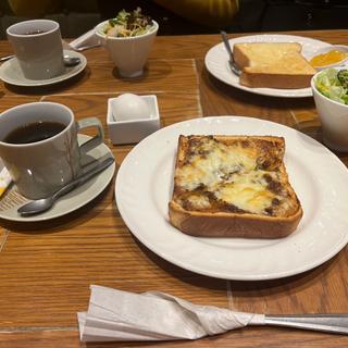 カレーチーズトースト(上高地あずさ珈琲　八尾店)
