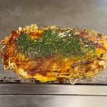 お好み焼きイカ天入り 