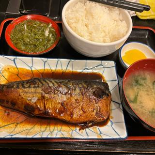 鯖の味噌煮定食(もみじ )