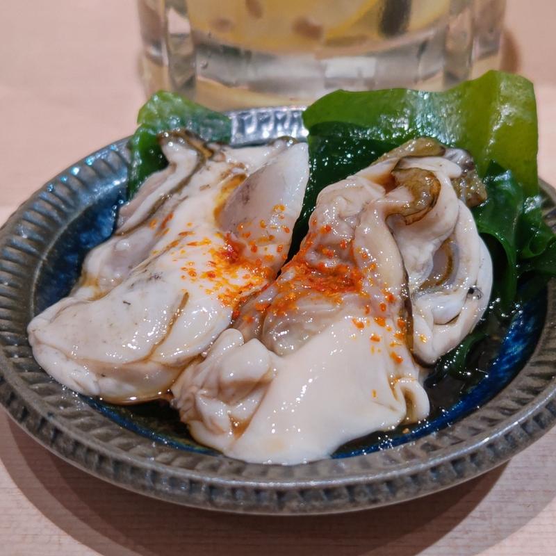 カキ刺身(貝 刺身専門店 しらはら )