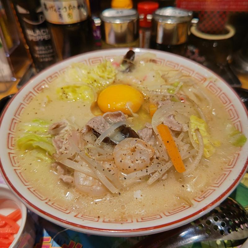 ちゃんぽんラーメン(らあめん花月嵐 洋光台駅前店)