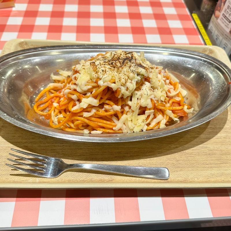 ナポリタンチーズ(スパゲッティーのパンチョ渋谷店)