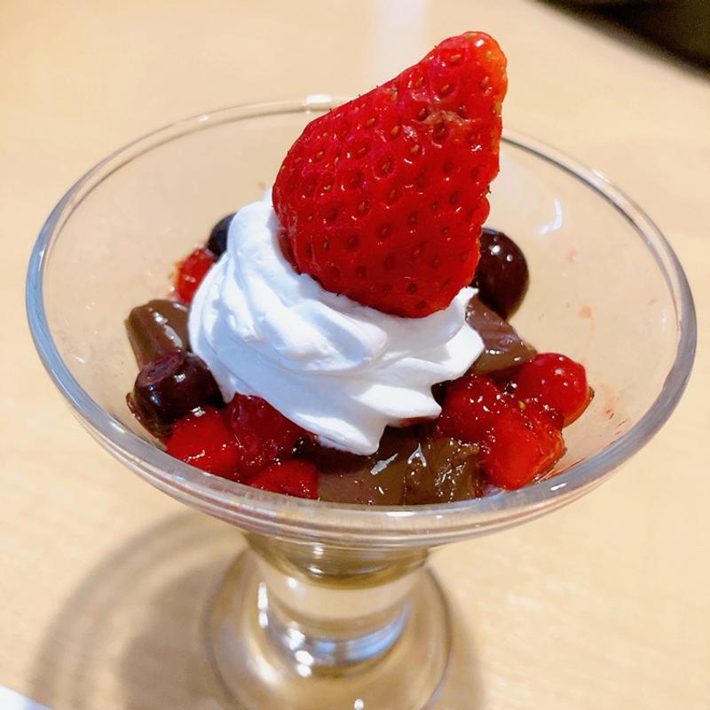 国産いちごとミルクカカオゼリー(ガスト 広島大芝店 )