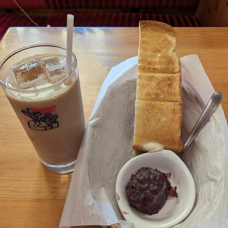 Cモーニング(コメダ珈琲店 渋谷道玄坂上店)