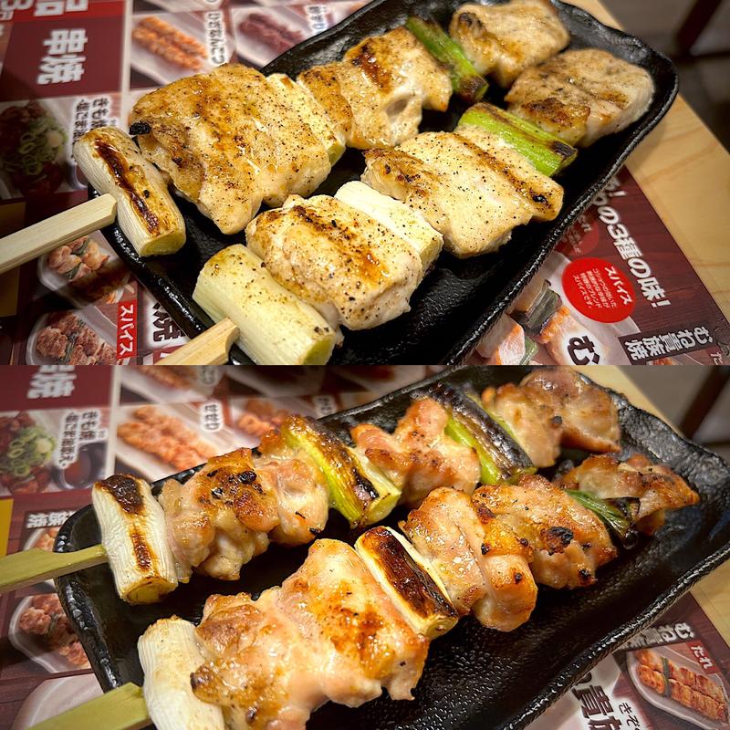 むね貴族焼(スパイス)＆もも貴族焼(塩)(鳥貴族 仙台国分町店)