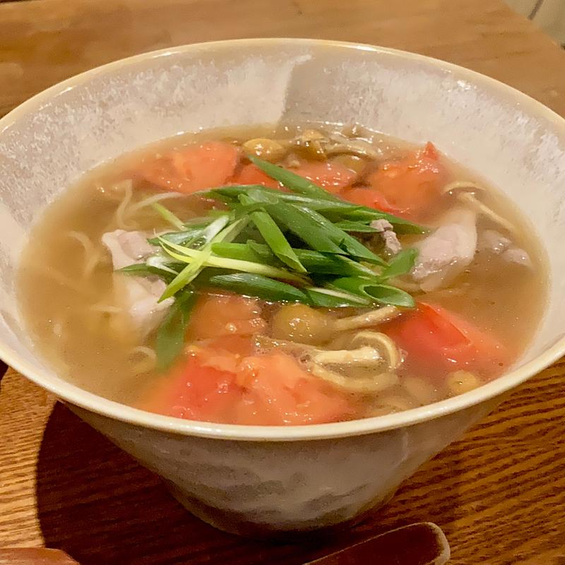 鴨トマトそば(ぼっかけや)