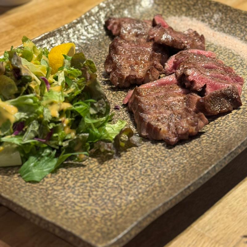 厚切りたん塩焼き(活魚てーる，たん 無双)