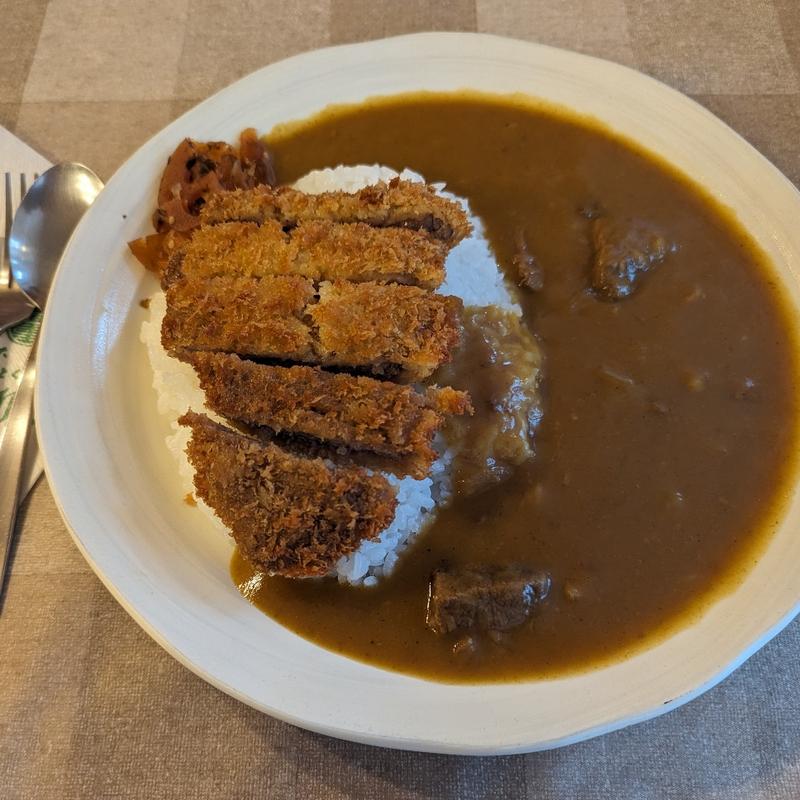 ビーフカツカレーライス大盛り(はり重 道頓堀本店 カレーショップ)