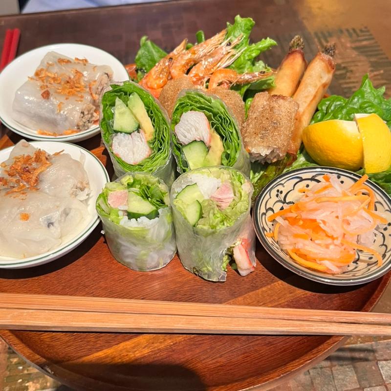 春巻き5種盛合わせ2人前(ヴェトナム アリス 銀座店)