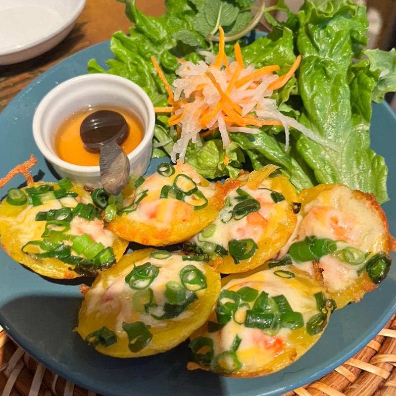 海老とチーズのミニお好み焼き(ヴェトナム アリス 銀座店)