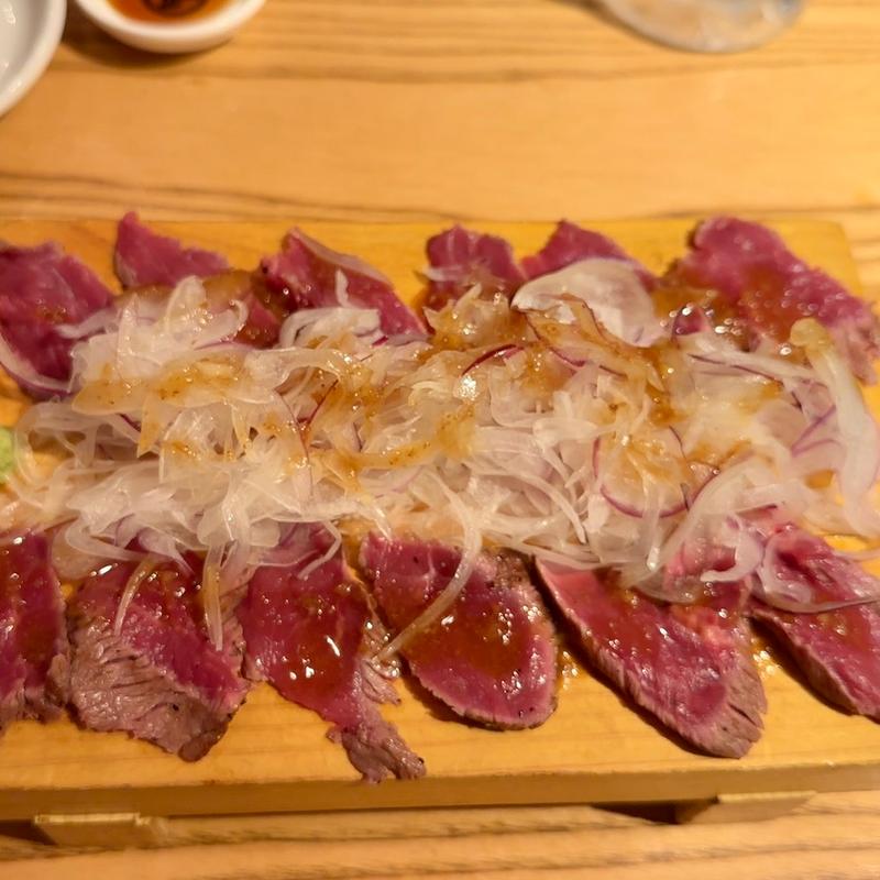 豪快！香味野菜のたたき(馬喰ろう 船橋)