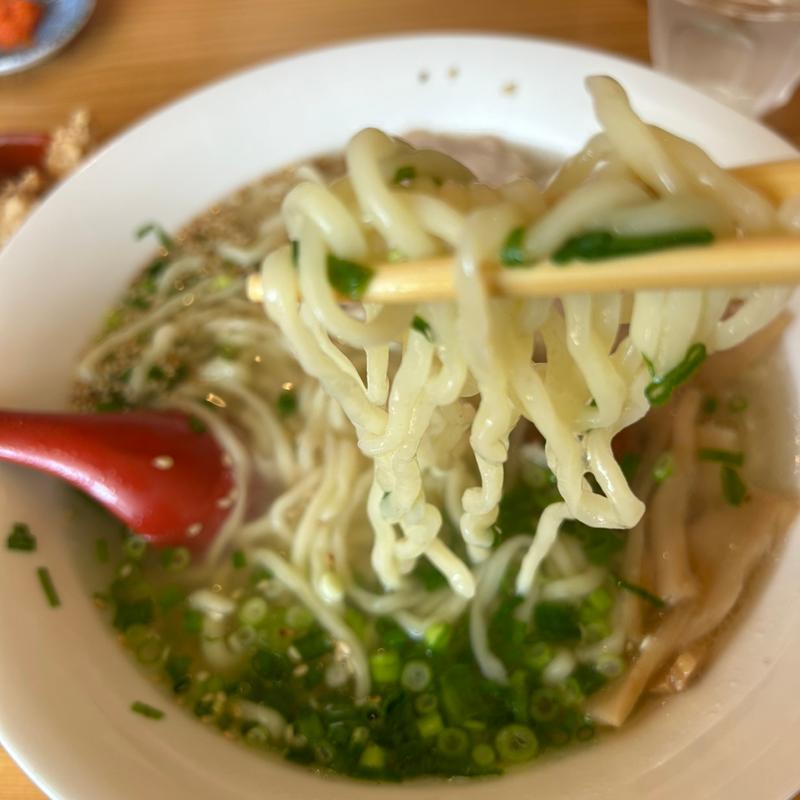 会津山塩ラーメン(肴家つかさ)