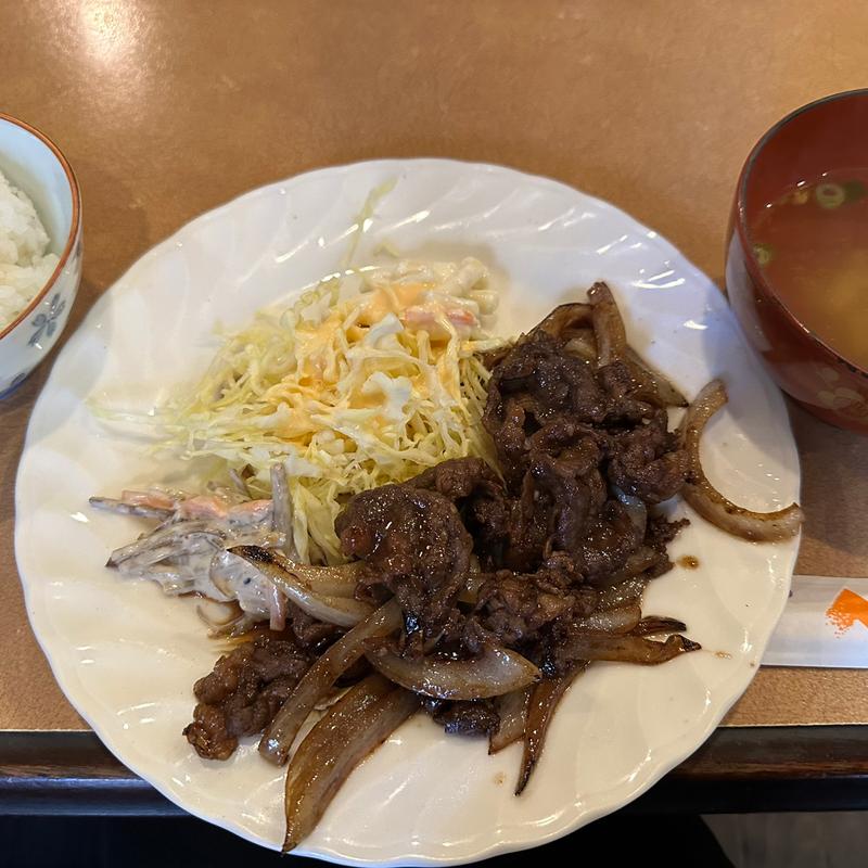 日替わり定食(焼肉)(純喫茶 藤)