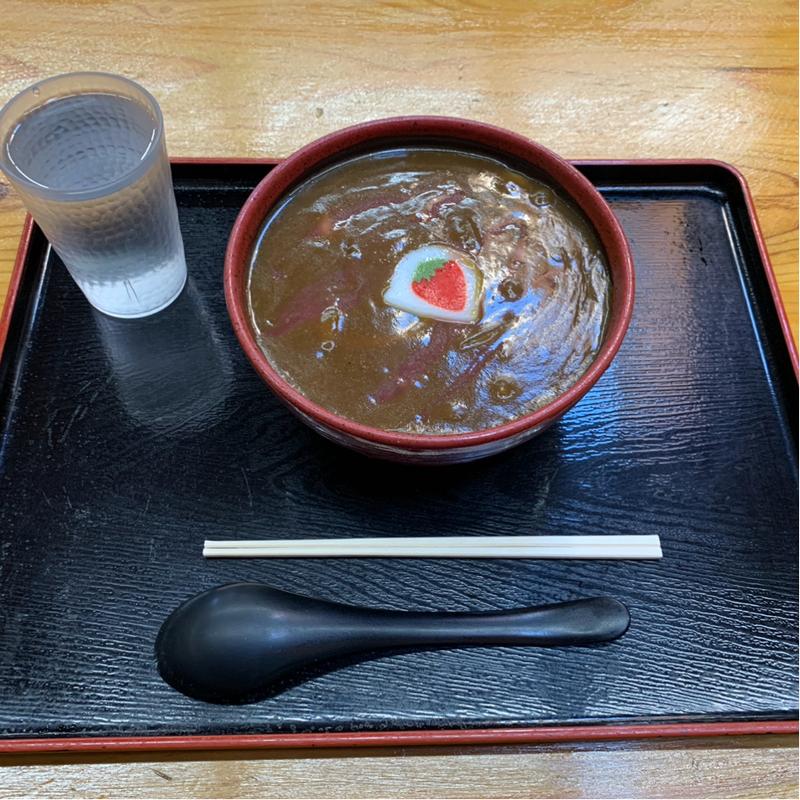 いちごカレーうどん(道の駅 いちごの里 よしみ)