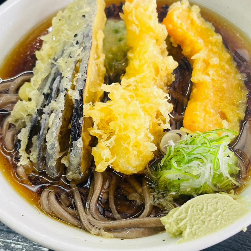 天麩羅そば（並）(そば処 大吉田)
