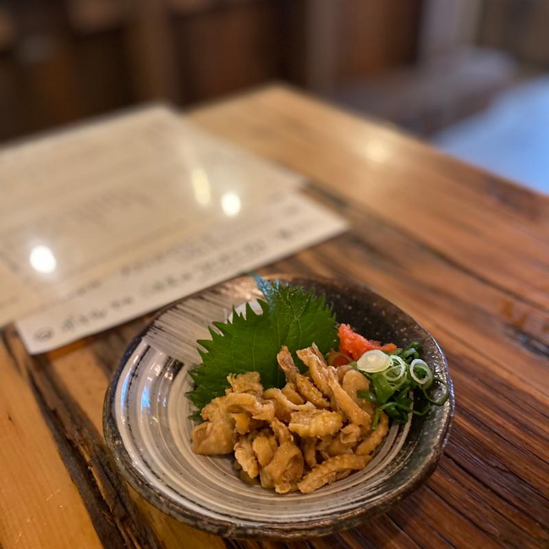 鶏皮(炭火焼き鳥 wine laundry （ワインランドリー）)