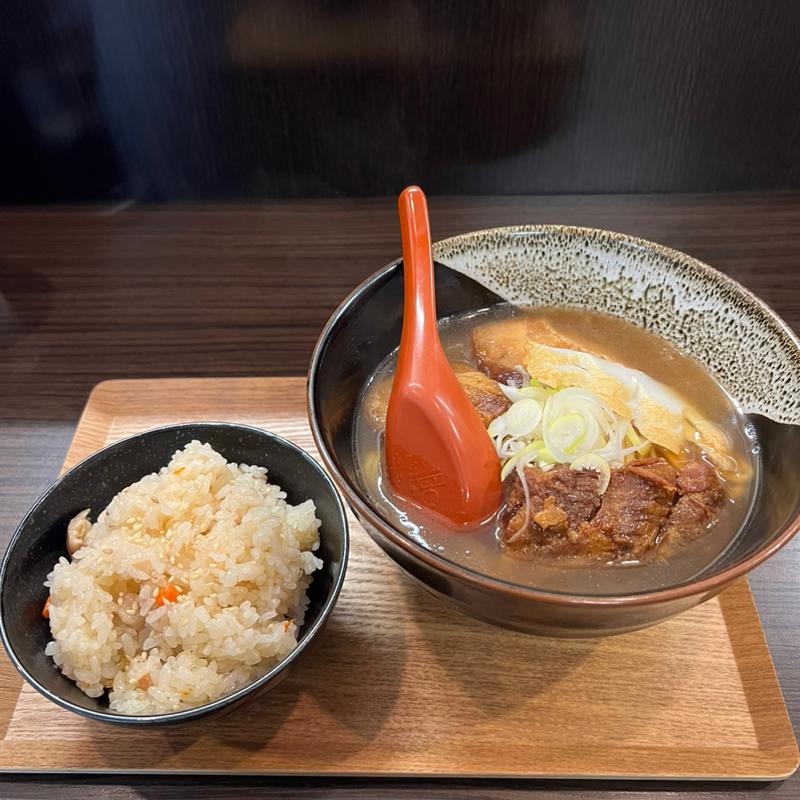 ソーキそばセット(そば処こどら)