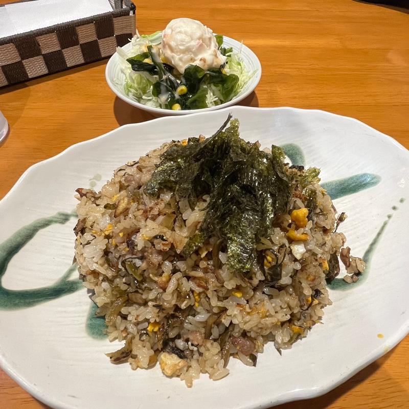 豚高菜ピラフ(パスタ)