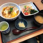 ヒレカツ丼 サラダ＆味噌汁セット(毛呂山 夢庵)