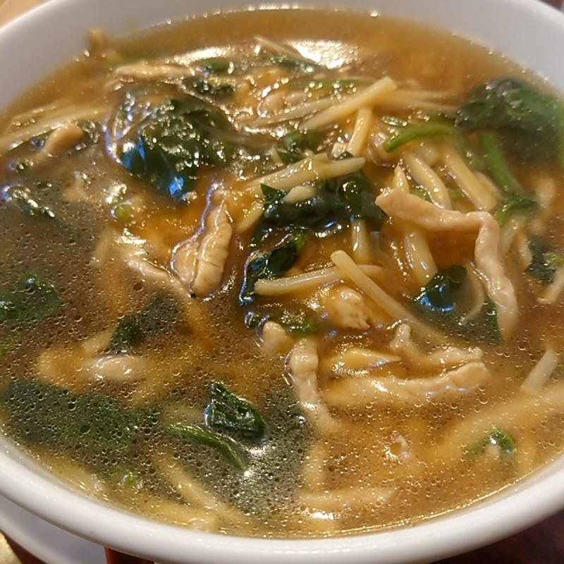 肉糸切りそば(華吉)