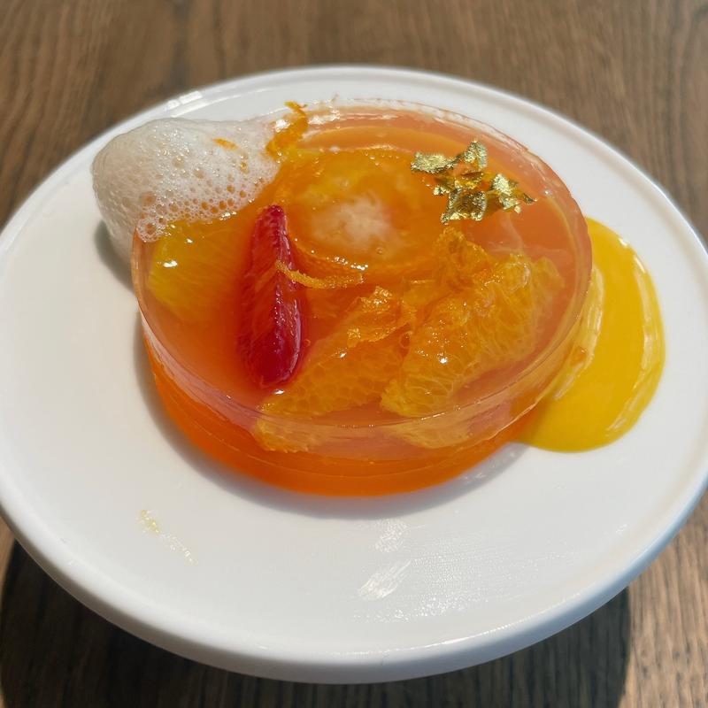 柑橘のゼリー燻製かぼちゃ(John)