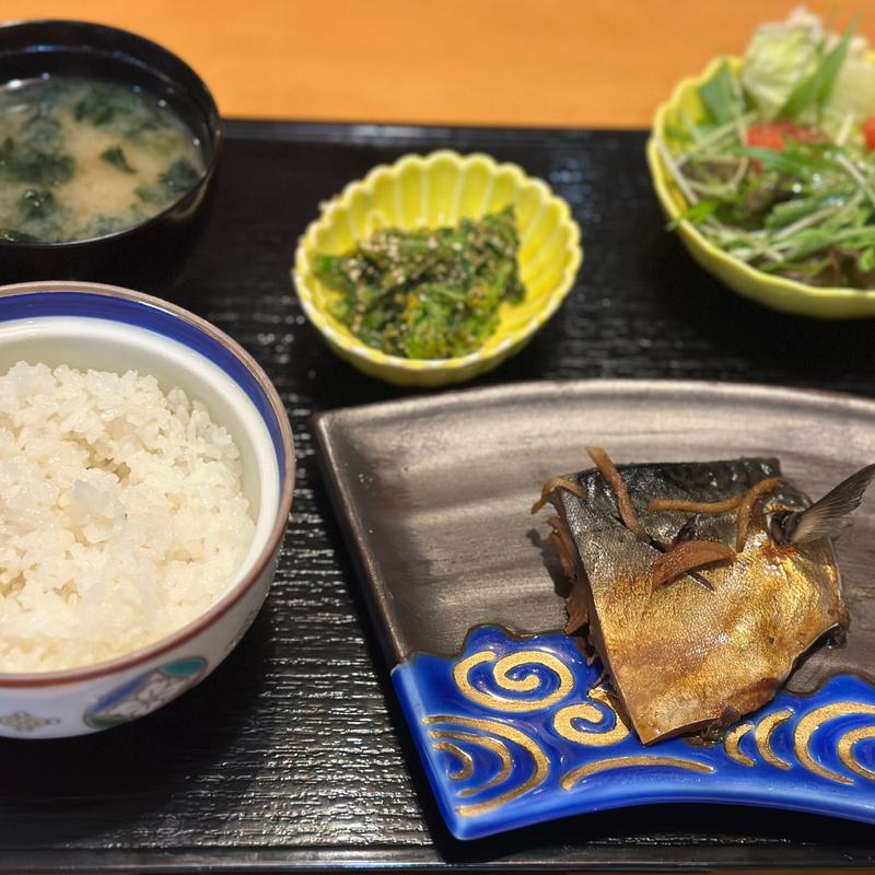 焼き鯖定食(炭焼 耀縁)