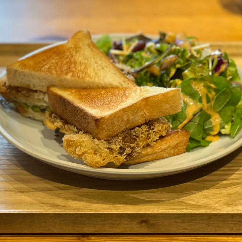 アジフライサンド(とみうらマート)