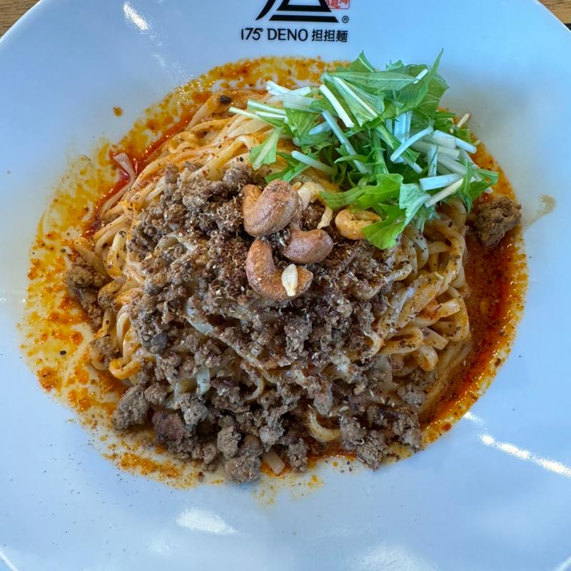 白ごま汁なし坦々麺(175°DENO担々麺 江別蔦屋書店)