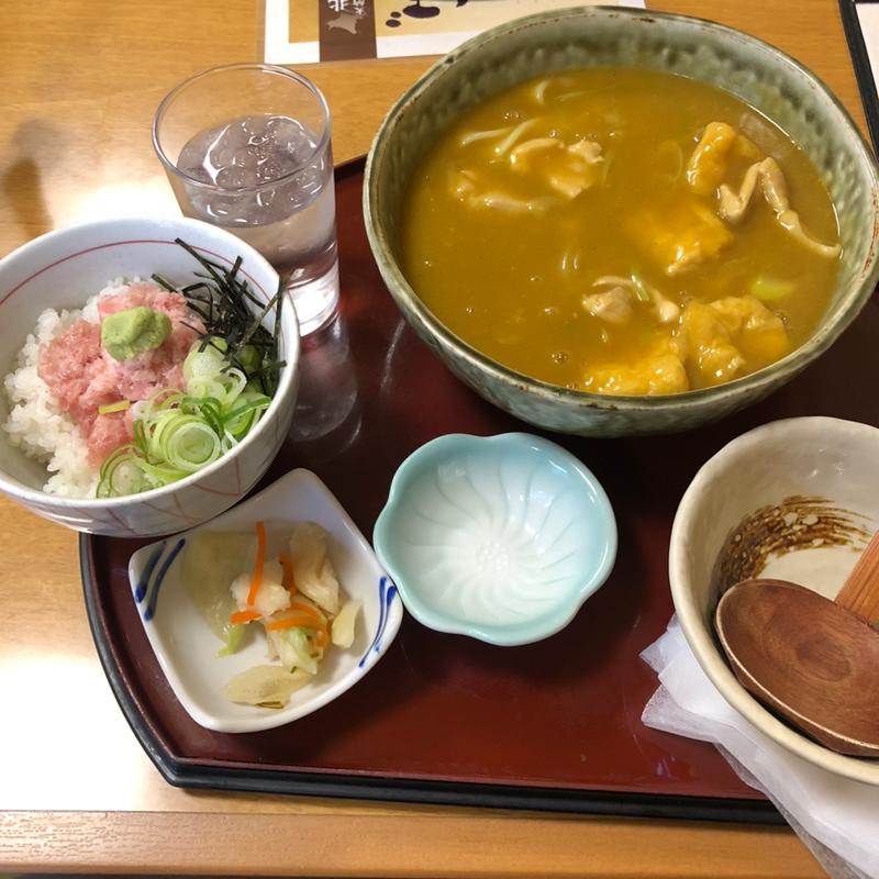 カレーきしめん　お好みランチ(和食麺処サガミ 知立店)