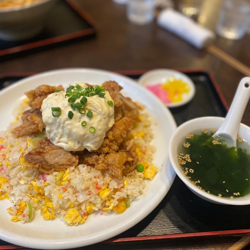 タルタルあまどりチャーハン(中華さくら)