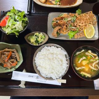 まぐろの唐揚げ定食(魚祐 )