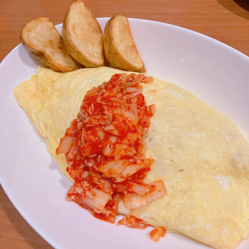 韓国風オムライス(森のかくれん房)