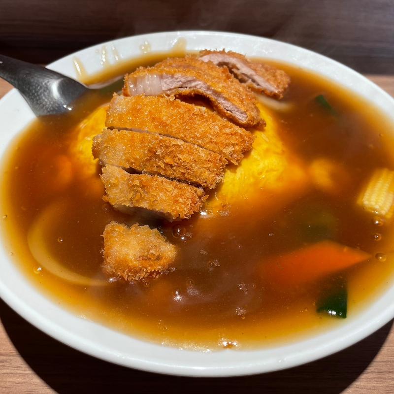 天津飯（カツトッピング）(中華料理 鳳莱)