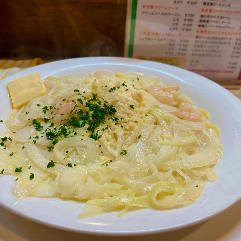 エビのクリームソース(倶蘇酡麗 中崎店 （クソッタレ）)