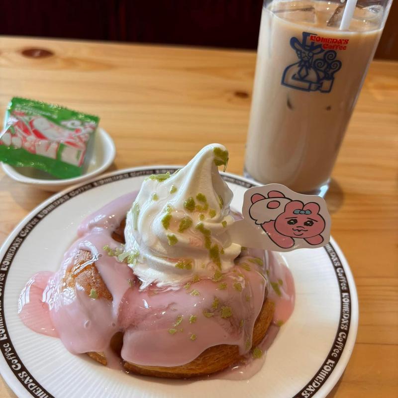 桜咲くおぱんちゅうさぎ ミニシロノワール(コメダ珈琲店 町田鶴川店)