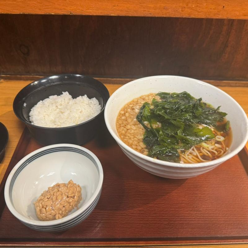 朝セット(十割蕎麦嵯峨谷 渋谷東急本店前店)