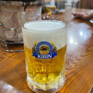 生ビール(ホルモン焼 はせ川)