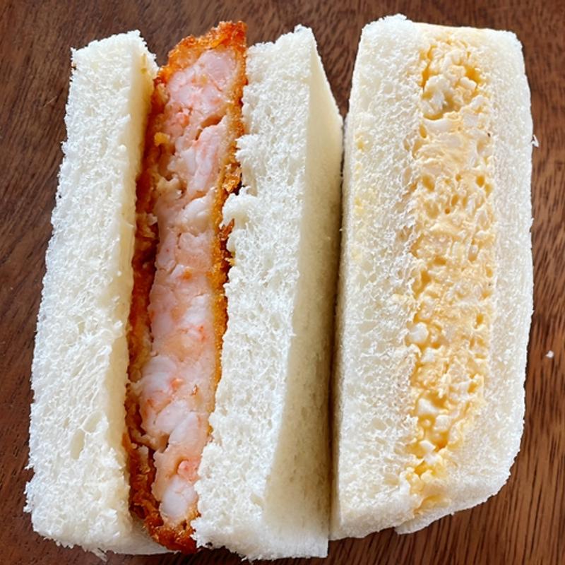 海老カツたまごサンドイッチ(トイパン)