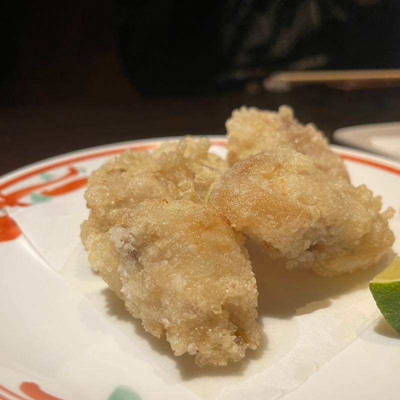 ふぐの唐揚げ(渋三 吉成 （しぶさん よしなり）)