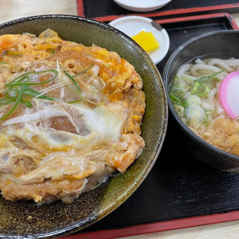 カツ丼 小うどんセット(不二屋 （ふじや）)