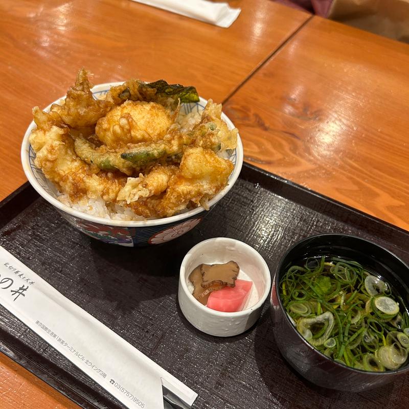 海鮮天丼(てんぷら・そば 門左衛門)