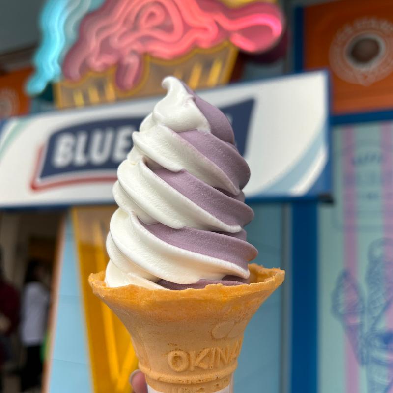 塩ミルク&紅イモ(ブルーシール 宮古島パイナガマ店)