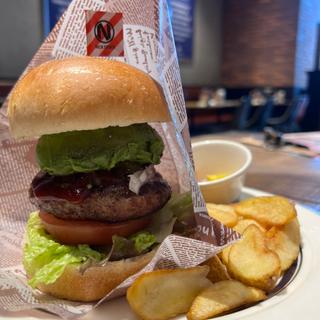 ハンバーガー+アボカド+ハラペーニョ(肉が旨いカフェ NICK STOCK ムスブ田町店)