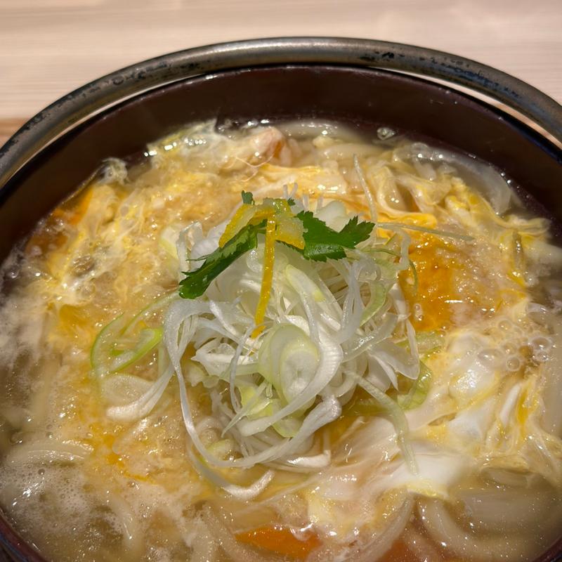 とりおじやうどん（ミニサイズ）(太閤うどん 中町店 )