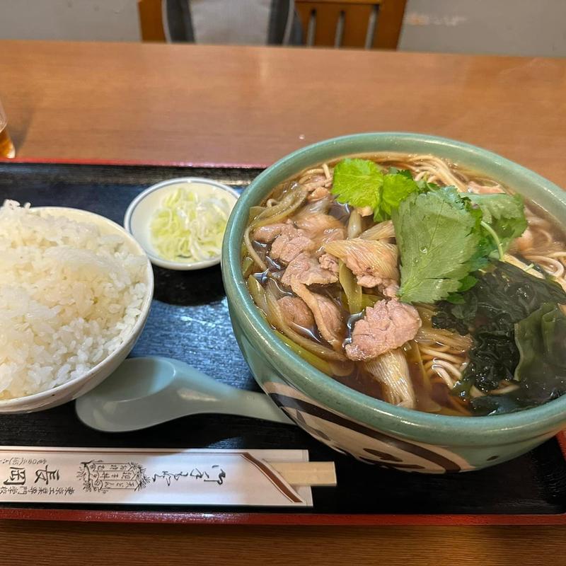 鴨南蛮蕎麦(そば処 長岡屋)