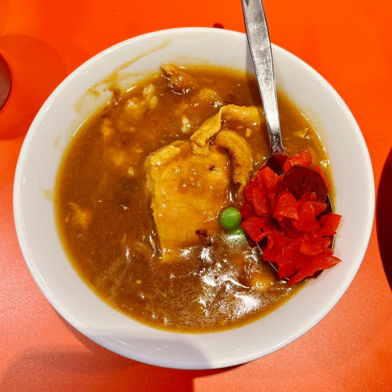 鶏南蛮ミニカレー(ミカド製麺直売所)