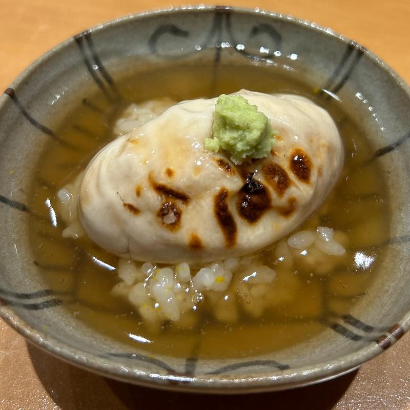 真ふぐの白子(鮨 いくた)